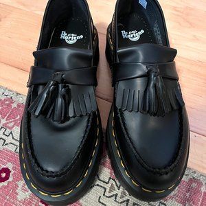 Dr. Martens Adrian Leather Platform Tassel Loafers Women's/Unisex